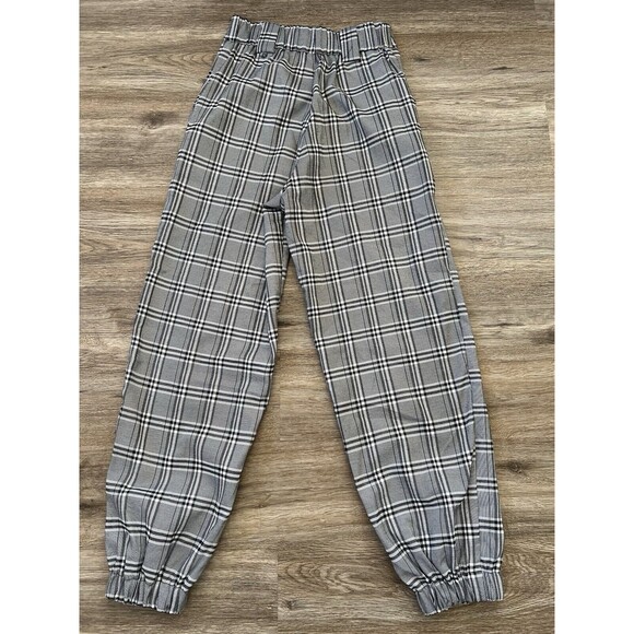 I AM GIA Women's Plaid Cobain Pants Cargo Stretch High Rise Size Small - Picture 5 of 10